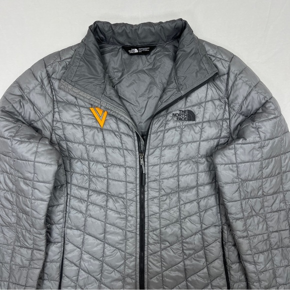 The North Face Thermoball Eco Puffer Jacket Coat Quilted Insulated Full Zip Gray - Picture 7 of 11